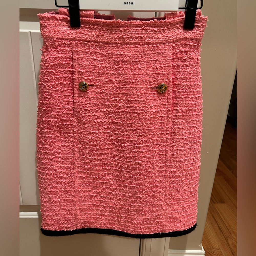 Gucci Boucle Tweed Skirt